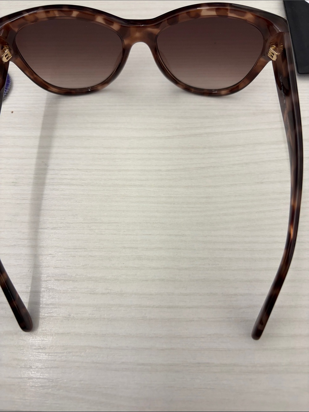 kate spade Brown Tortoise Oversized Women's Sunglasses - Picture 14 of 16